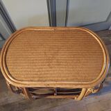 Rattan coffee table
