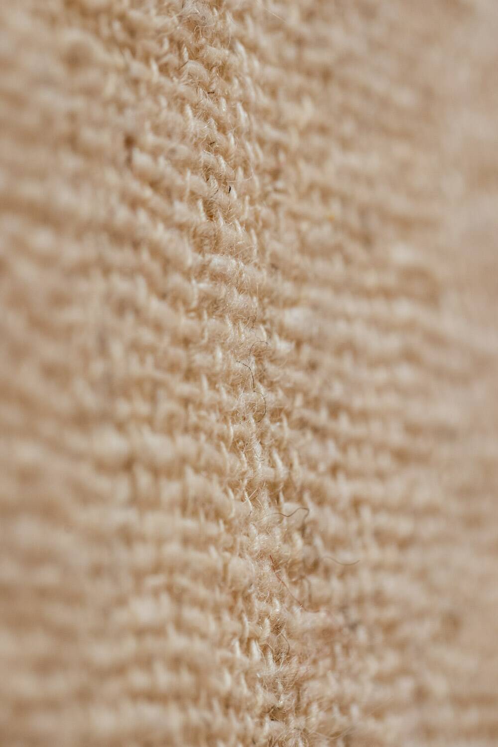 Triptych with geometric decoration in woven wool. Handcrafted work, 20th century.