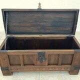 Rustic solid oak chest