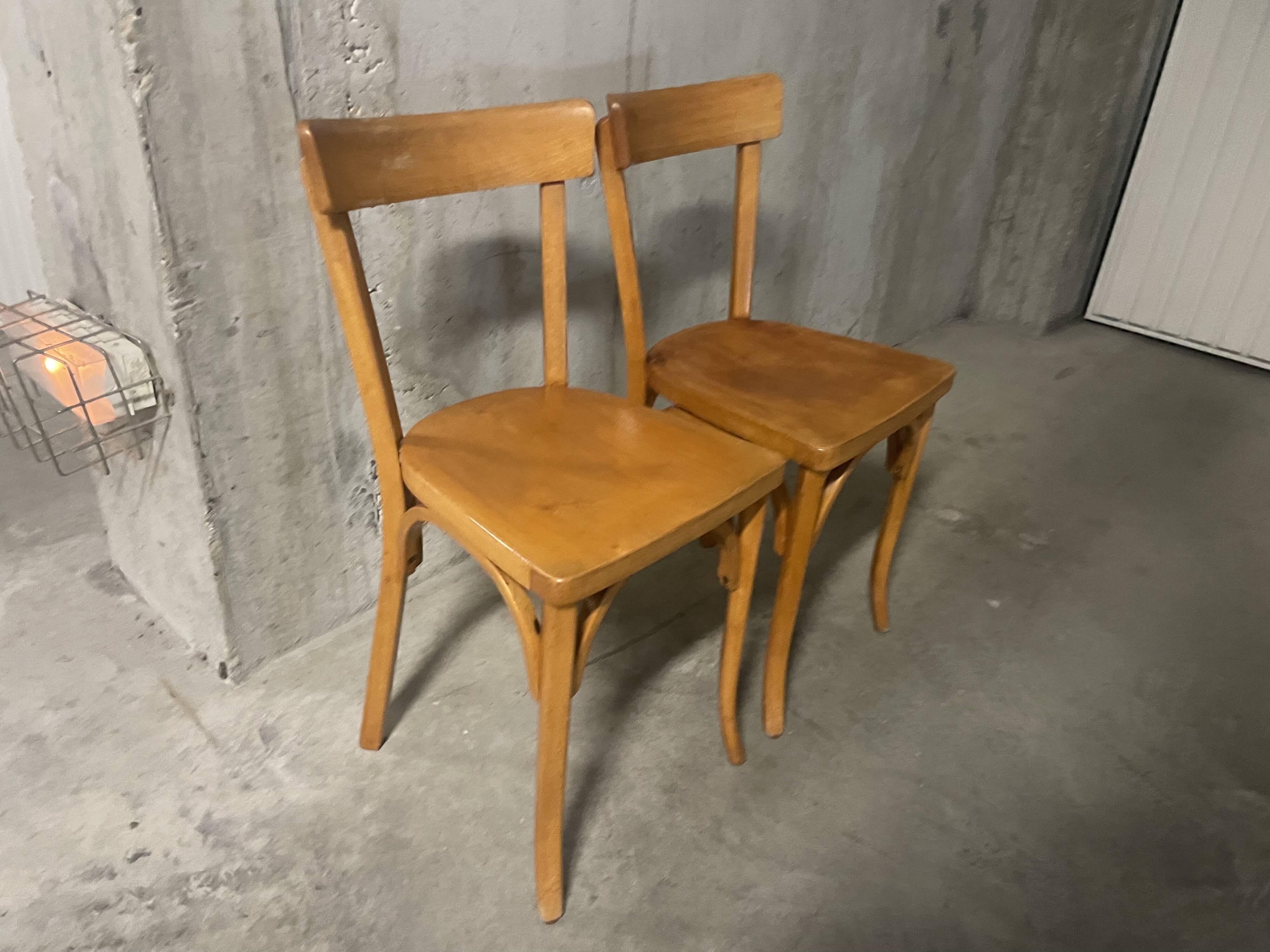 Chaises de bistrot Baumann