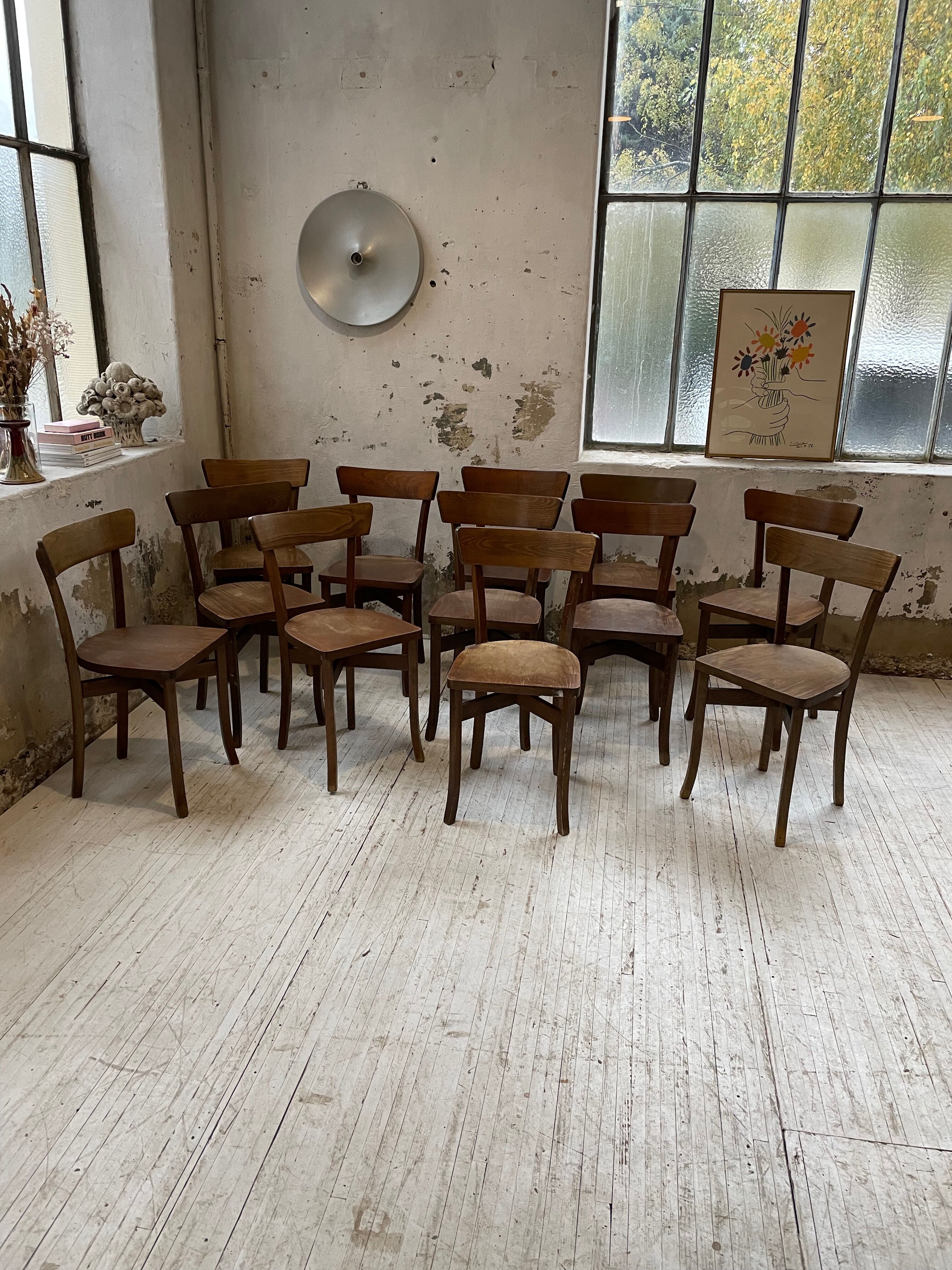 12 Baumann bistro chairs
