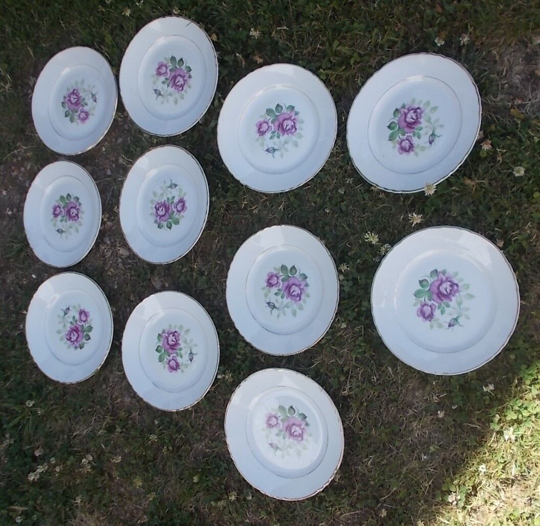 Lot 11 flat plates moulin des loups