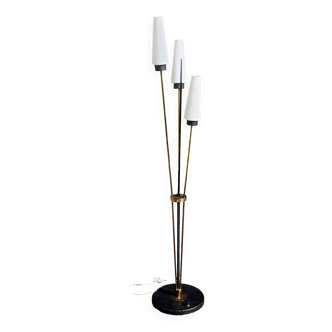 Lampadaire vintage des années 60 de la maison Lunel