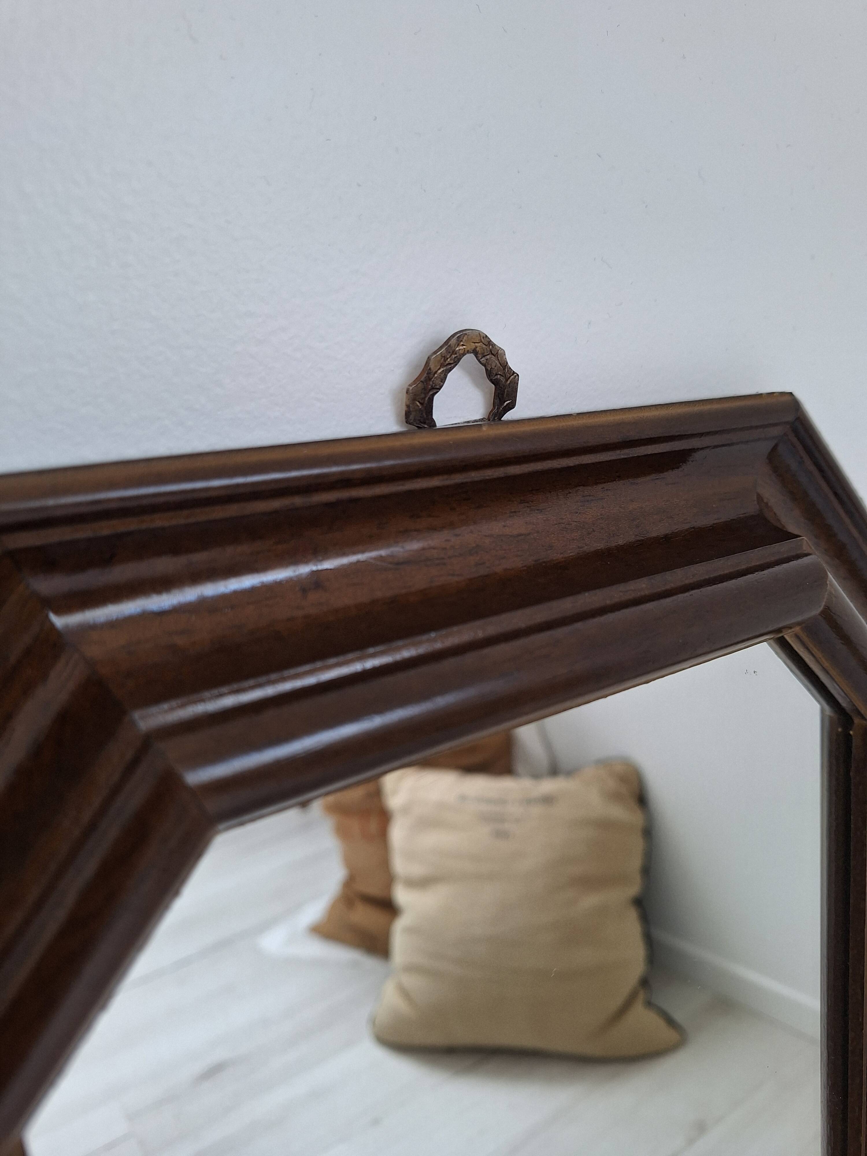 Miroir en bois vintage
