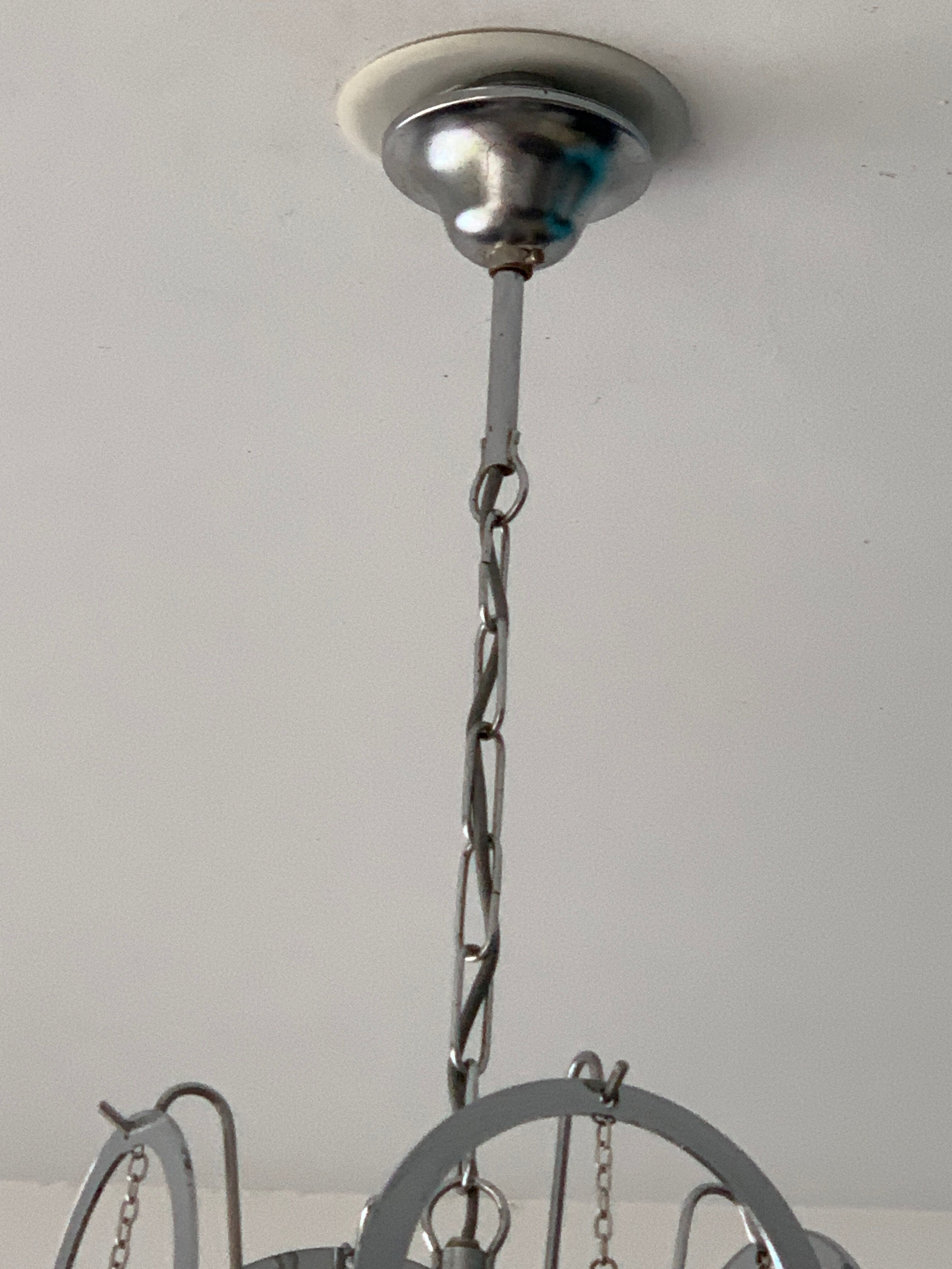 Italian design pendant lamp or chandelier, 16 planets Saturn, space age, 1970
