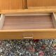Vintage wardrobe with compass feet 1960