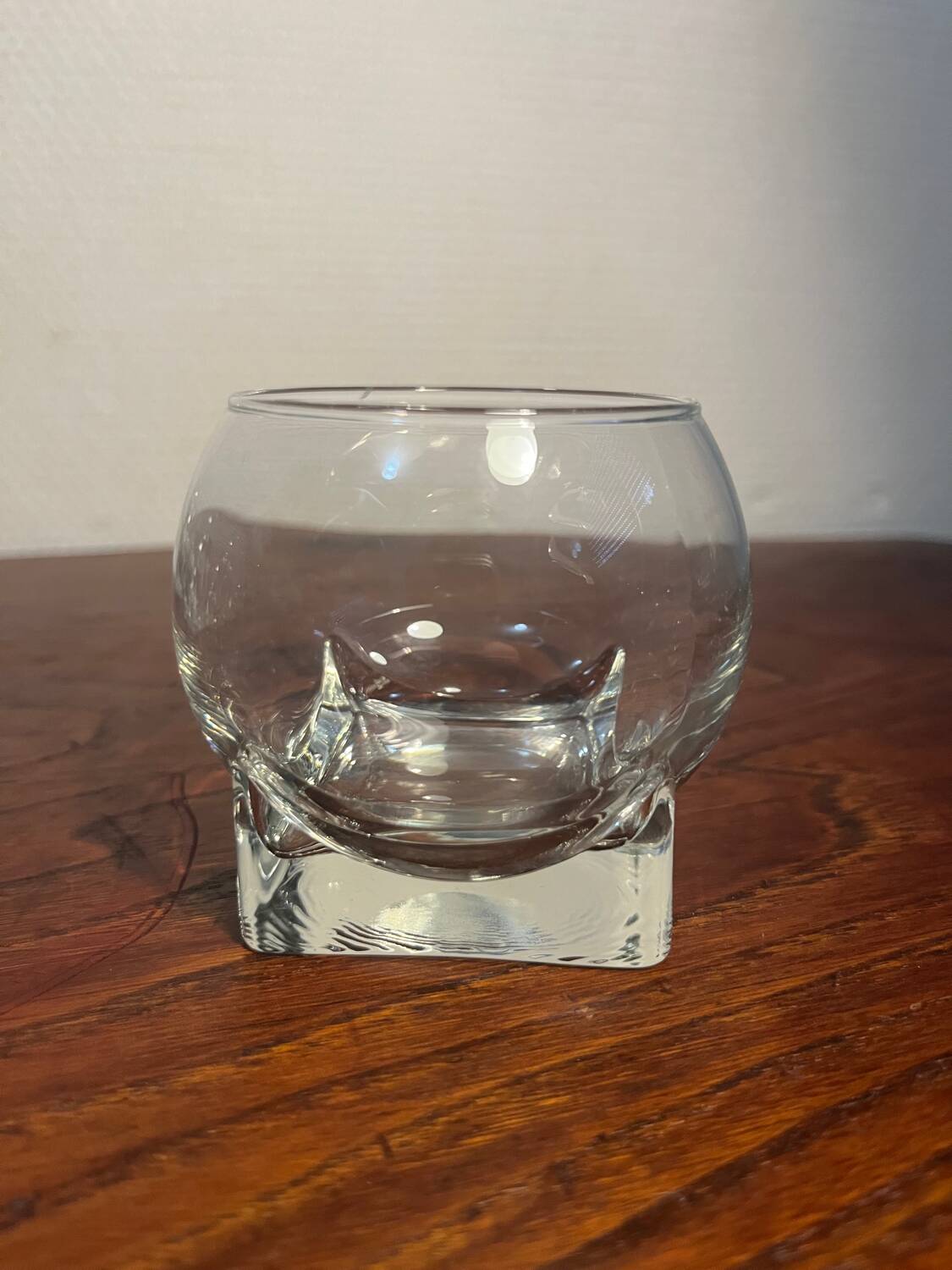 Designer ice cube glass