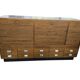 Vintage wooden shop counter/display case