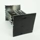 Mid century modern brutalist design iron candle holder