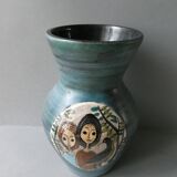 Jean de Lespinasse ceramic vase, 50-60s