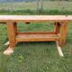 Old solid wood carpenter's workbench