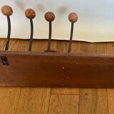 Door sliding wall coats 5 racks