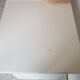 White desk with compass feet circa 1960