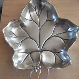 Vine leaf dish silver plate silver metal wmf