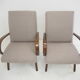 1960s pair of Ton/Thonet beech armchairs, czechoslovakia