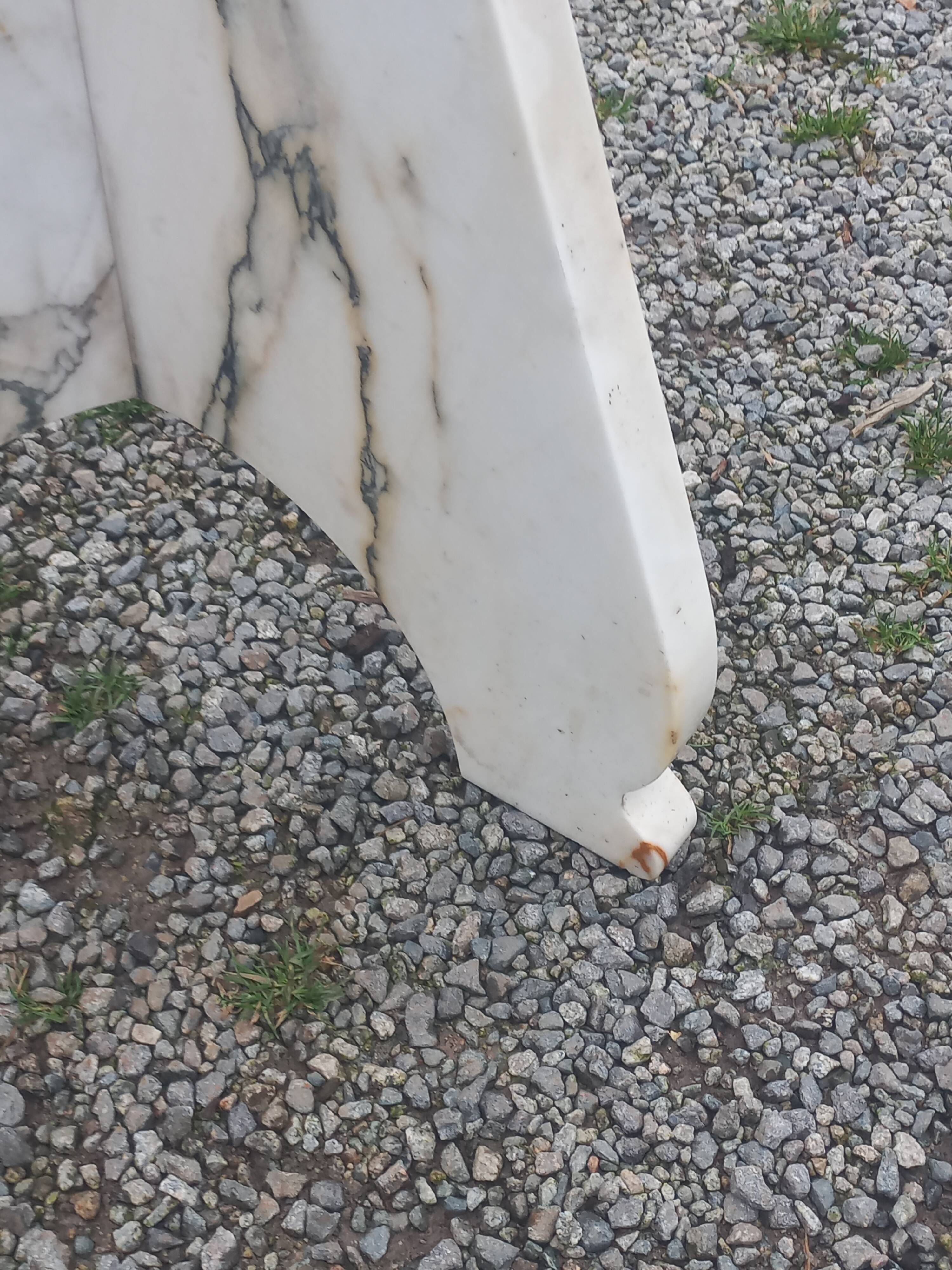 Table design en marbre des années 70