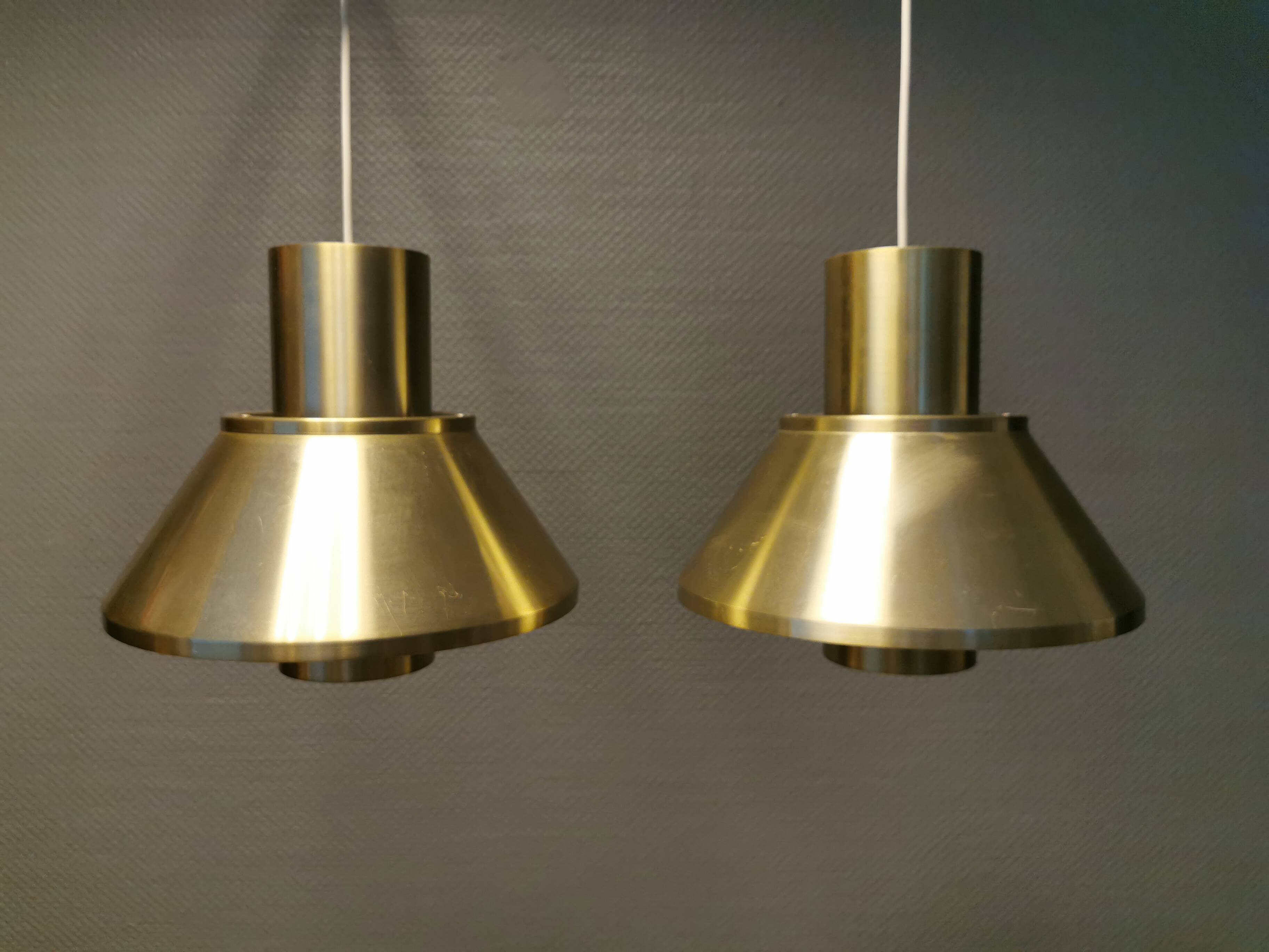 Hanging lamps, model life, designed by jo hammerborg for Danish fog & mørup in 1977