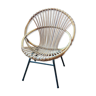 Vintage rattan armchair