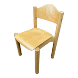 Chair school school child wood design 80 German Design signed Hiller