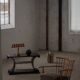 Armchair by Fritz Hansen, Model 1590, Elm & Lambswool, Scandinavian Modern, 1940s