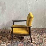 Fauteuil vintage restauré par ton (années 1960)