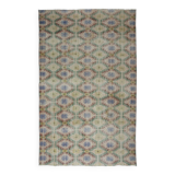 Modern Unique Rug, Turkish Oriental Handmade Boho Kilim Rug,for Kitchen,Bedroom 185 x 283 cm