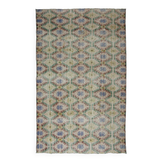 Tapis moderne unique, tapis turc oriental fait main Boho Kilim, pour cuisine, chambre à coucher 185 x 283 cm
