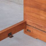 Pierre Chapo Mid-Century L02A Elm Single Day Bed (2 available)