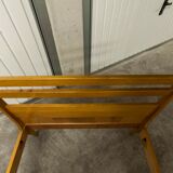 Pair of 1960 Scandinavian twin beds in solid beech