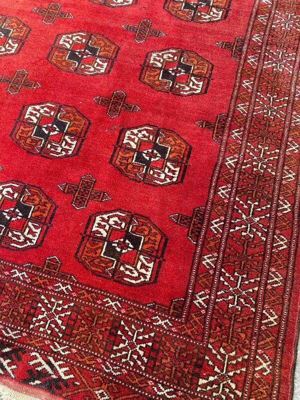 Vintage carpet afghan boukhara 114x170 cm