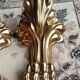 Set of 4 solid bronze furniture legs – new