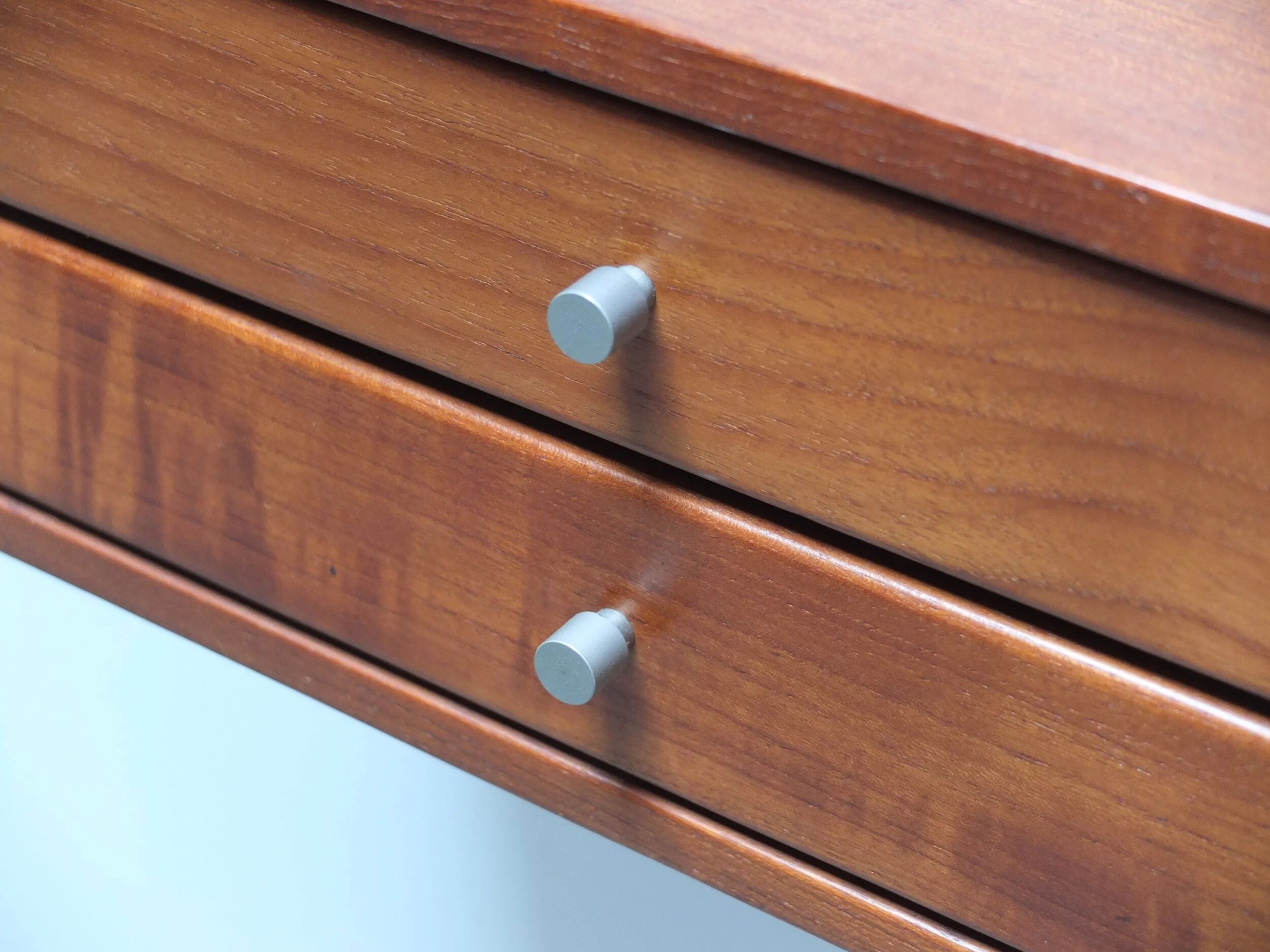 Floating wall shelf with drawers by Kai Kristiansen for Axel Kjersgaard, 1960s