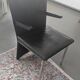 Armida armchair / chair by Zanotta, Andrea Branzi, black leather