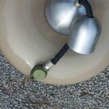 Italian space age design pendant light in methacrylate from the 70s