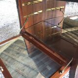 Inlay console with marble