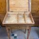 Desk desk in pitchpin early 20th century with drawer