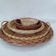 Set 5 wicker trays