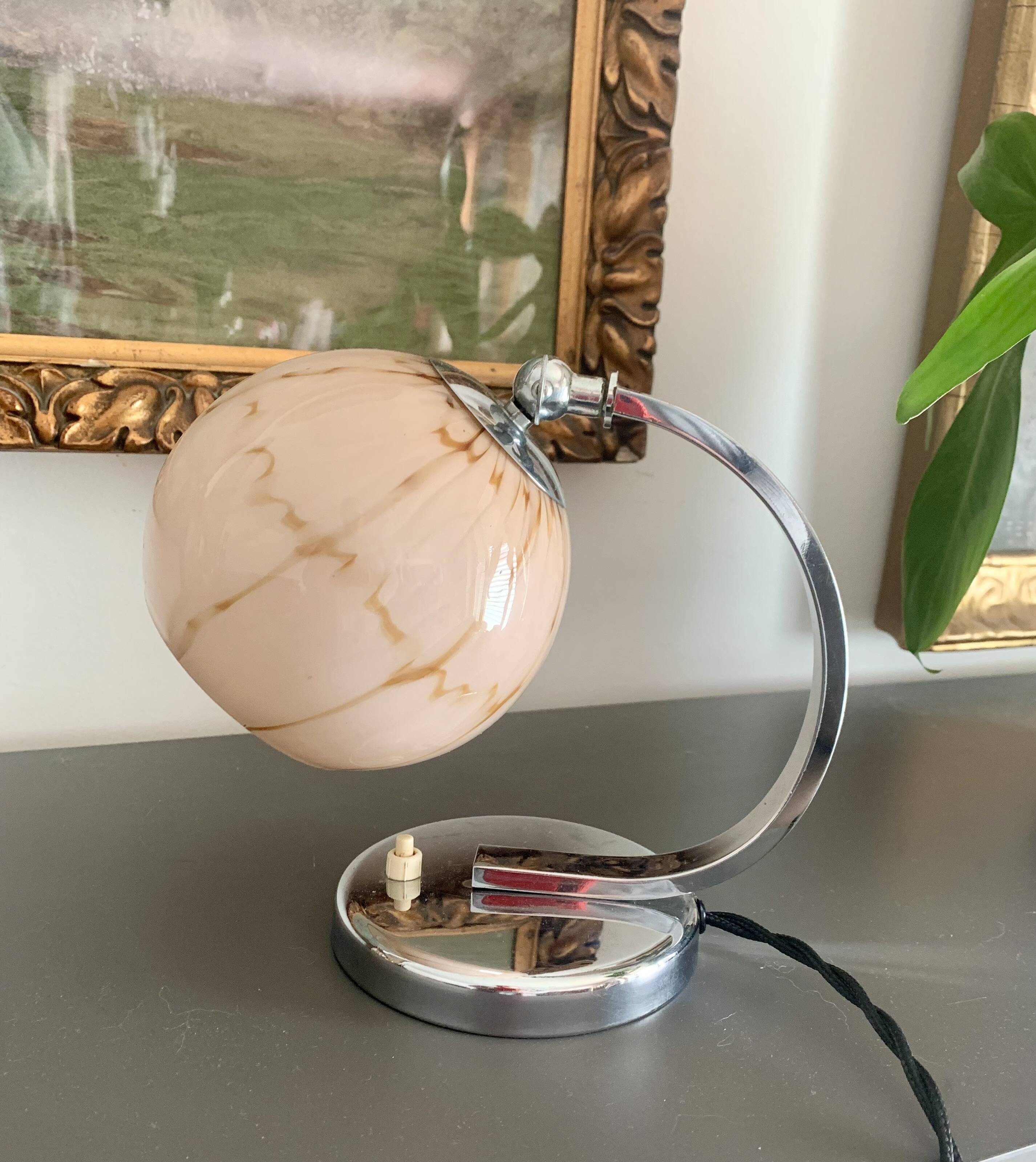 Art Deco table lamp, 1940s