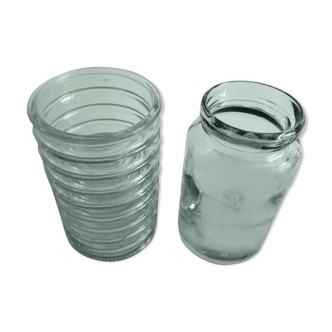 Duo of vintage jars