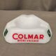 Cendrier publicitaire pour la biere d'alsace colmar en opaline blanc
