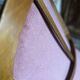 Small Louis XVI armchair in old rose velvet, removable seat – Chic and comfortable