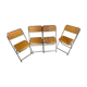 Lot de 4 chaises pliantes Lafuma