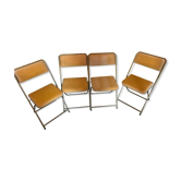 Lot of 4 Lafuma folding chairs