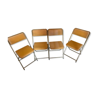 Lot of 4 Lafuma folding chairs