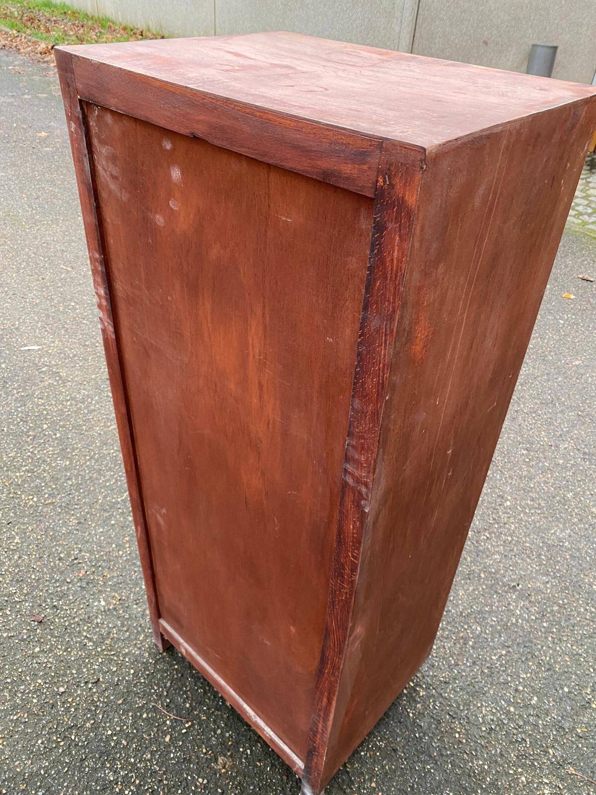 Art Deco chest of drawers, 1950s, in wood