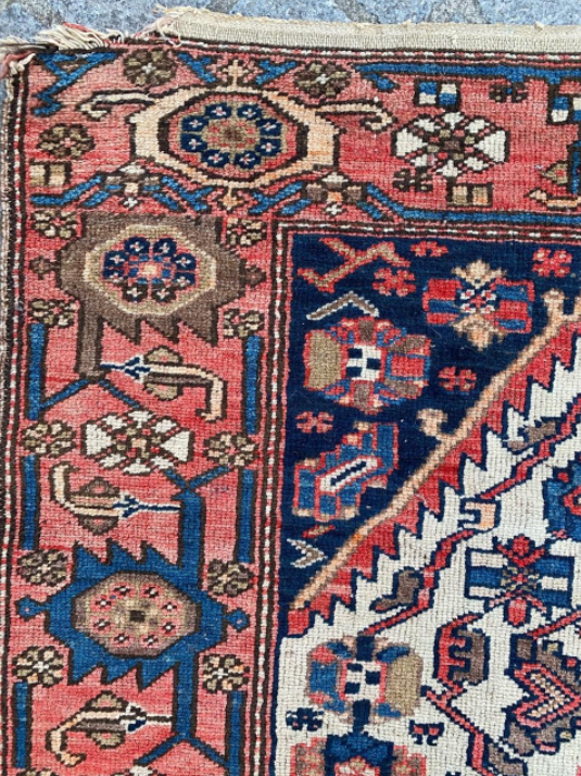 Antique Malayer carpet 105 x 170 cm