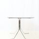 Dining table with tubular chrome base, 1970s