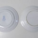 terre de fer 2 assiettes à hors-d'oeuvre