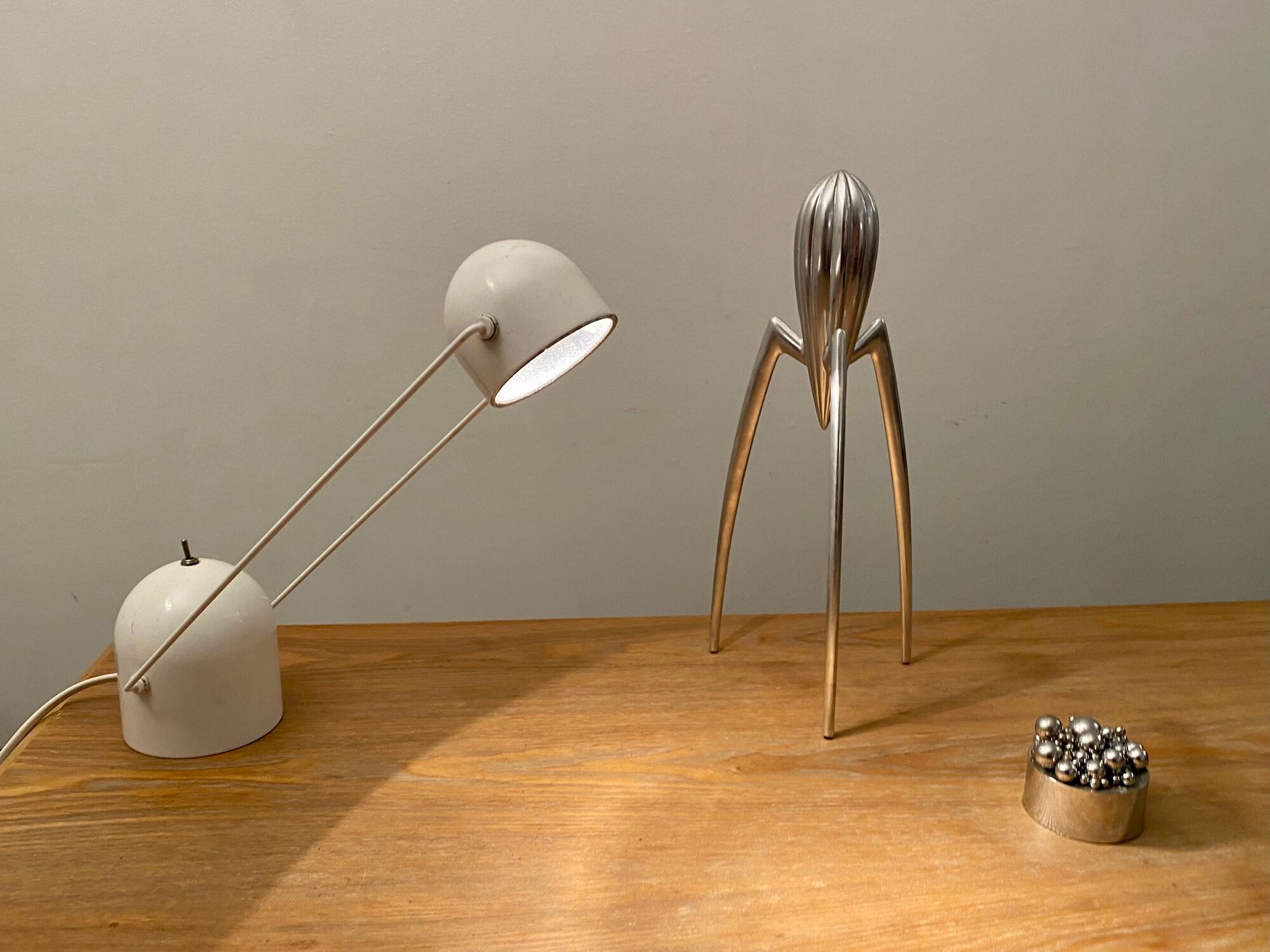 Desk lamp design Memphis italy vintage 70s Stillplast