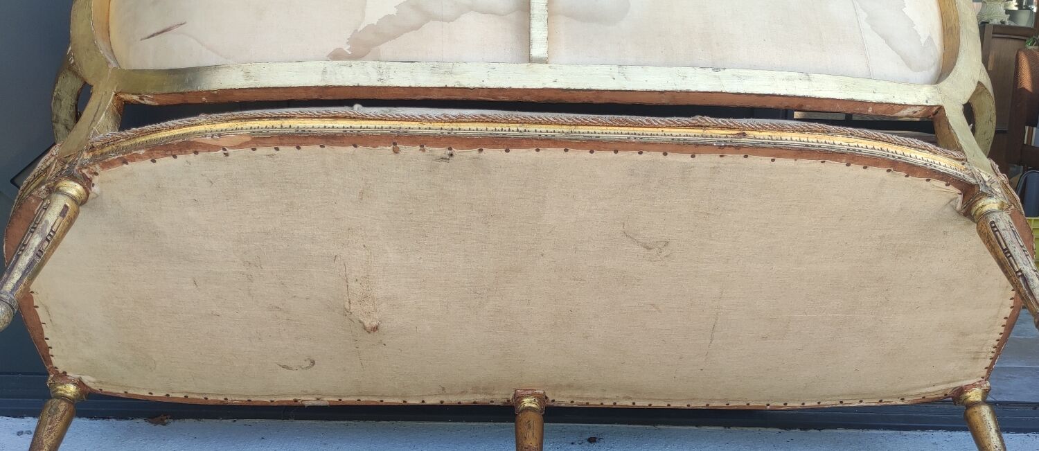 Old Louis XVI style bench